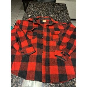 Vintage Melton Wool Flannel Winter Master American Pride Mens USA Made